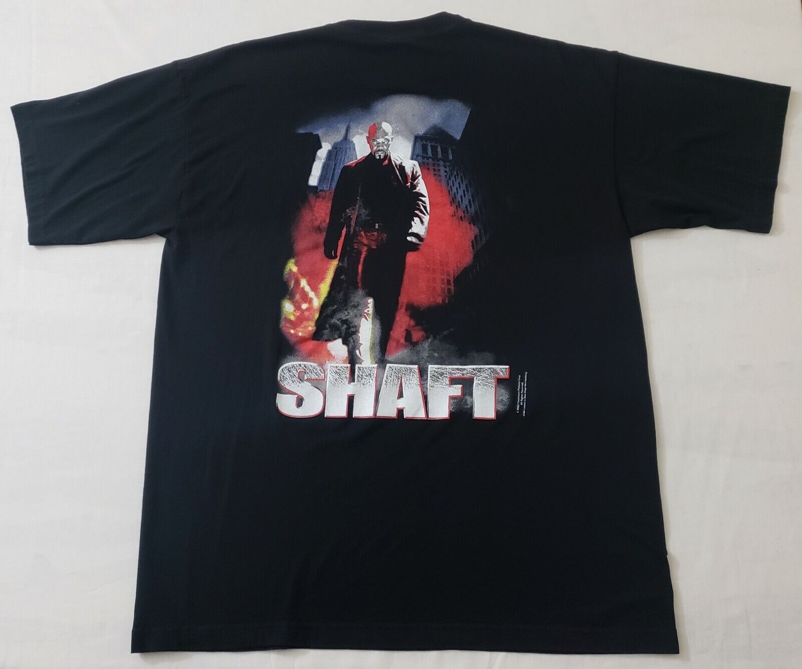 Vintage 2000 Shaft Movie Promo T-Shirt Sz XL Samuel L Vintage 2000 Shaft Movie Promo T-Shirt Sz XL Samuel L