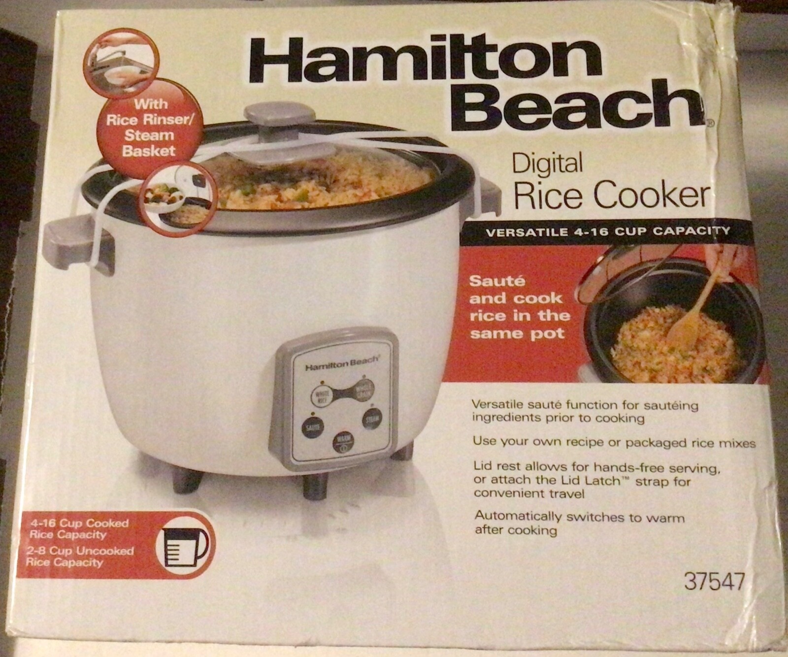 Hamilton Beach Rice Cooker 37547 Ricecookeri