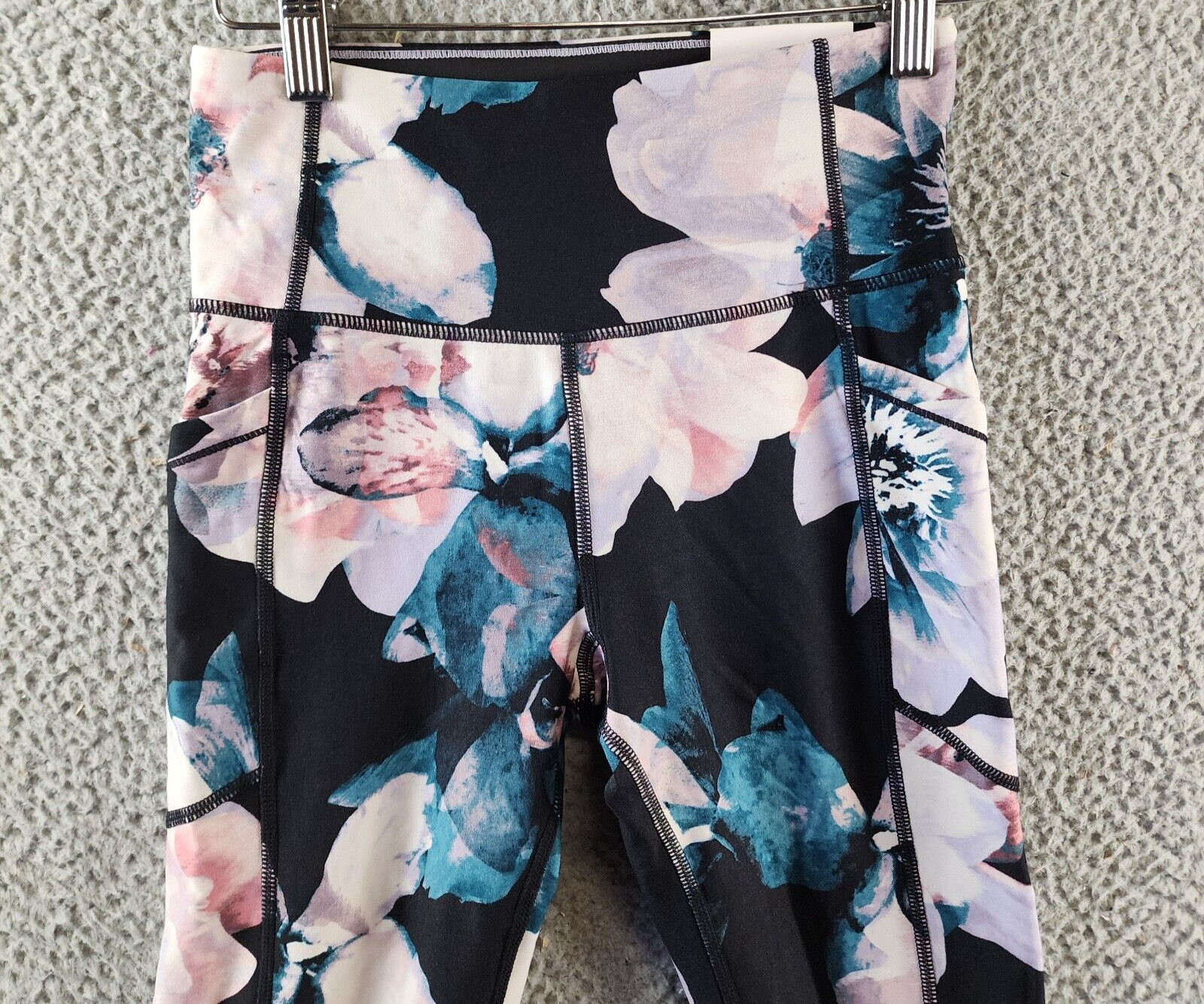Calvin Klein Performance Printed High-Waist 7/8 Length Leggings Women's XS Multi - Picture 4 of 16