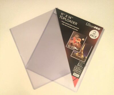  2 Ultra Pro 11'' X 14'' Toploader Lot QTY 2 toploader sleeve Photos, Documents