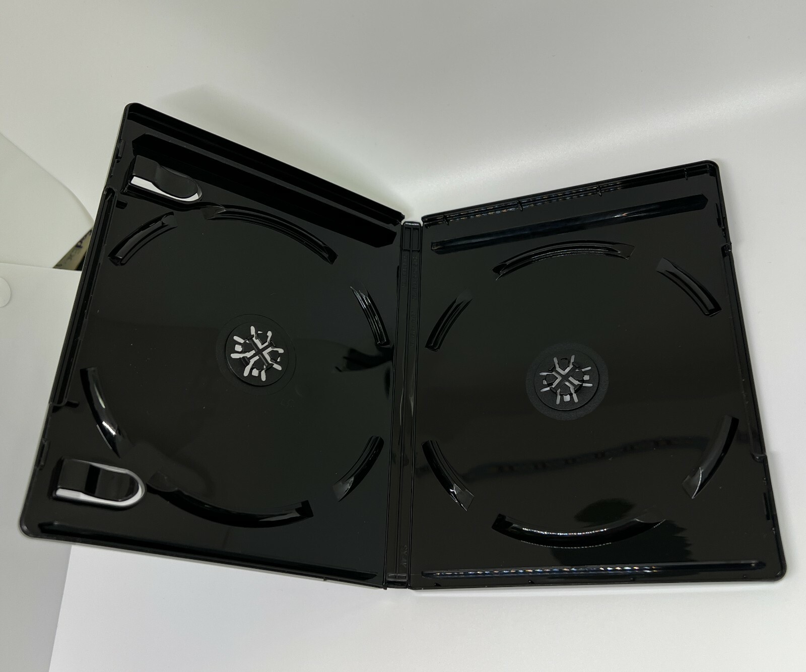 NEW ITEM! 100 NEW 4K ULTRA HD BLACK BLU-RAY DOUBLE DVD CASE W BOOKLET CLIPS,RP2B