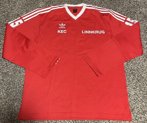 アディダス originals ゲームシャツ LINNKRUG 15 NEW vintage ADIDAS KEC LINNKRUG #15 shirt jersey trikot