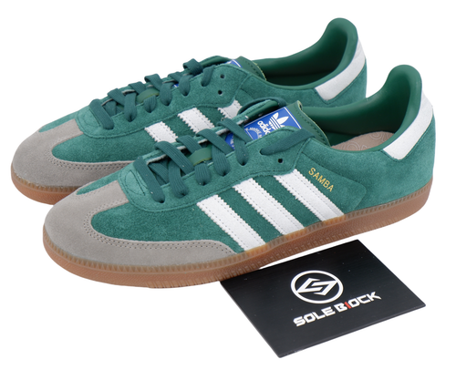 靴 Adidas Samba Og Green 24cm New Adidas Women's Samba OG Shoes - Off White / Court Green