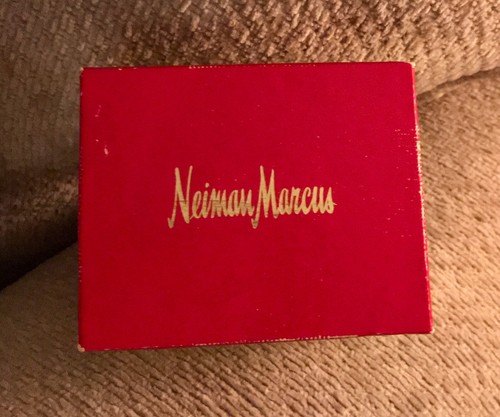 Vintage Neiman Marcus Whistle Keychain Silverplate w/Original Box.
