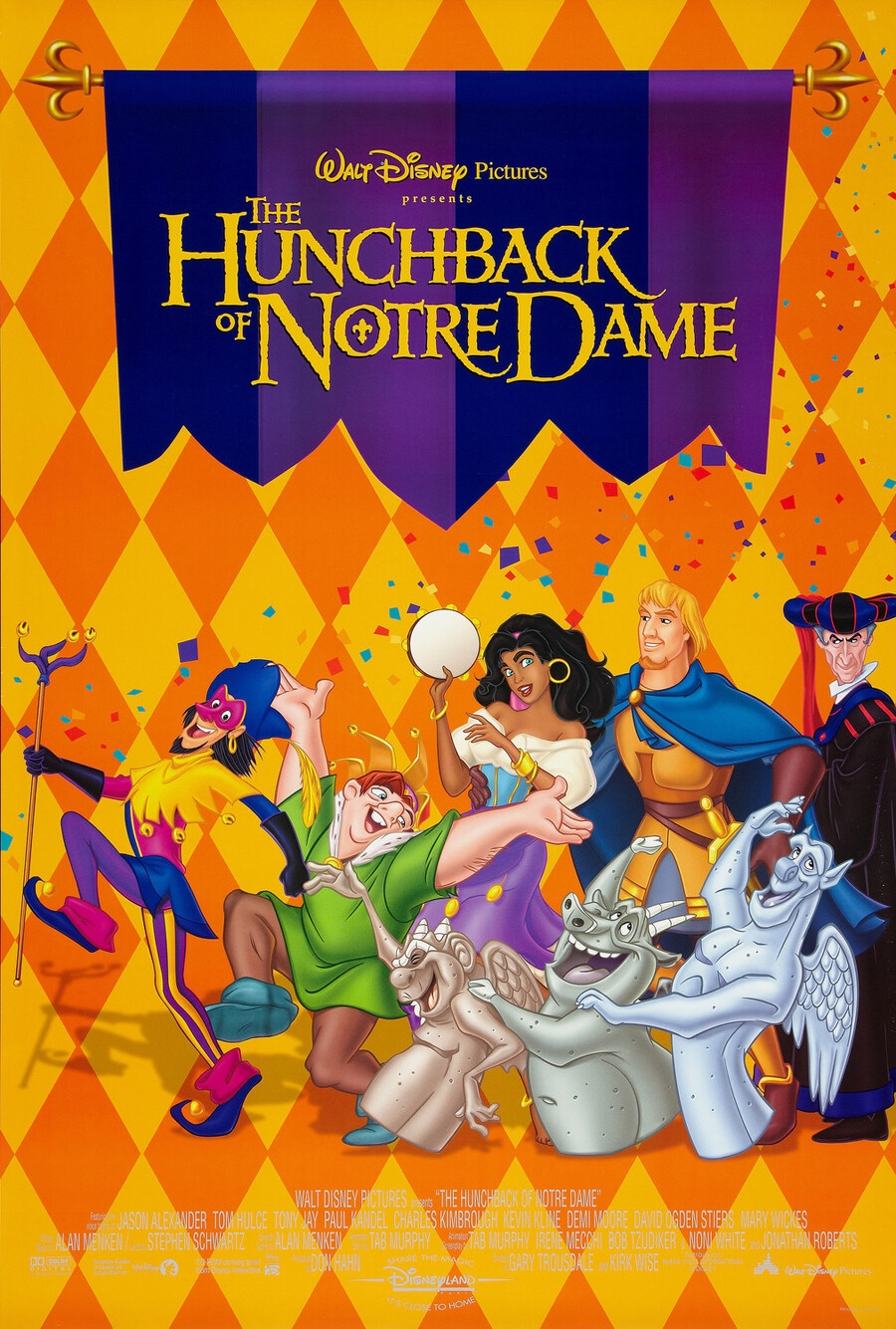 THE HUNCHBACK OF NOTRE DAME MOVIE POSTER 2 Sided RARE ORIGINAL