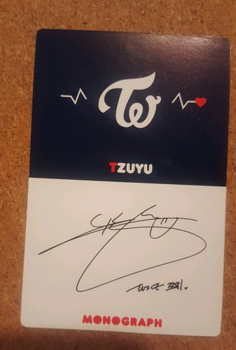 Twice Signal Monograph Official Photocard Tzuyu
