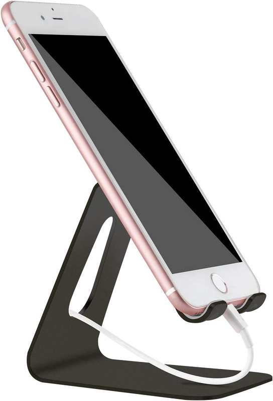 Phone Stand for Desk – Aluminum Durable Phone Holder Compatible for Iphone, Sams