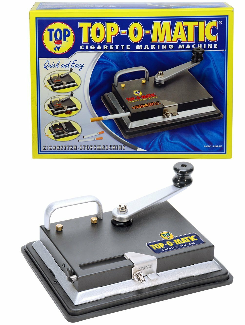 New Top-O-Matic Cigarette Rolling Making Tobacco Injector Machine 