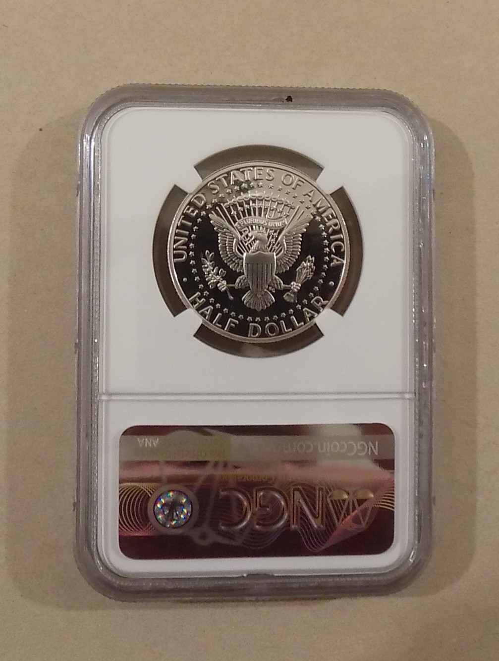 1995 S SILVER 50c KENNEDY HALF DOLLAR NGC PF70 ULTRA CAMEO SIGNATURE LABEL
