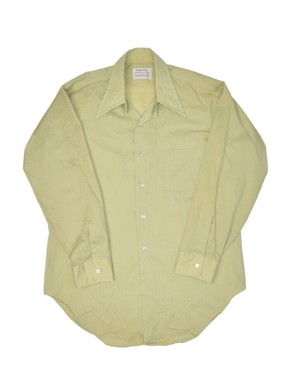 Vintage Arrow Shirt Mens L Green 70s Button Up Shirt Belmont Vintage Arrow Shirt Mens L Green 70s Button Up Shirt Belmont