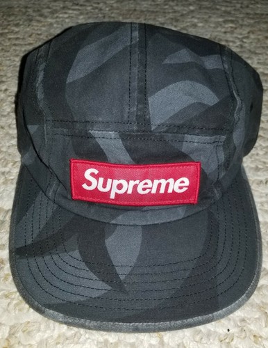 帽子 Supreme Field Camp Cap Blck Supreme Military Camp Cap (FW22) - $48