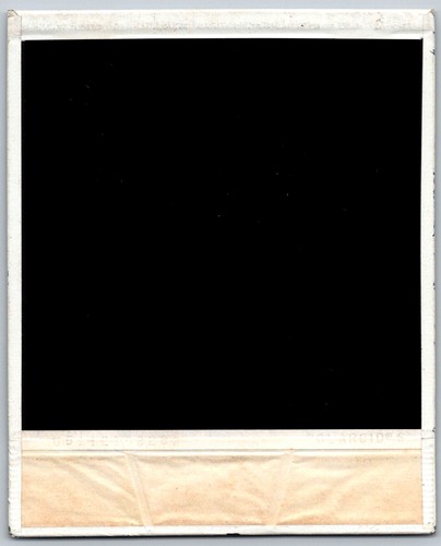 Vtg Polaroid Snapshot Photo Woman Sitting Brown Leather Sofa Lamp 1970s — additional view