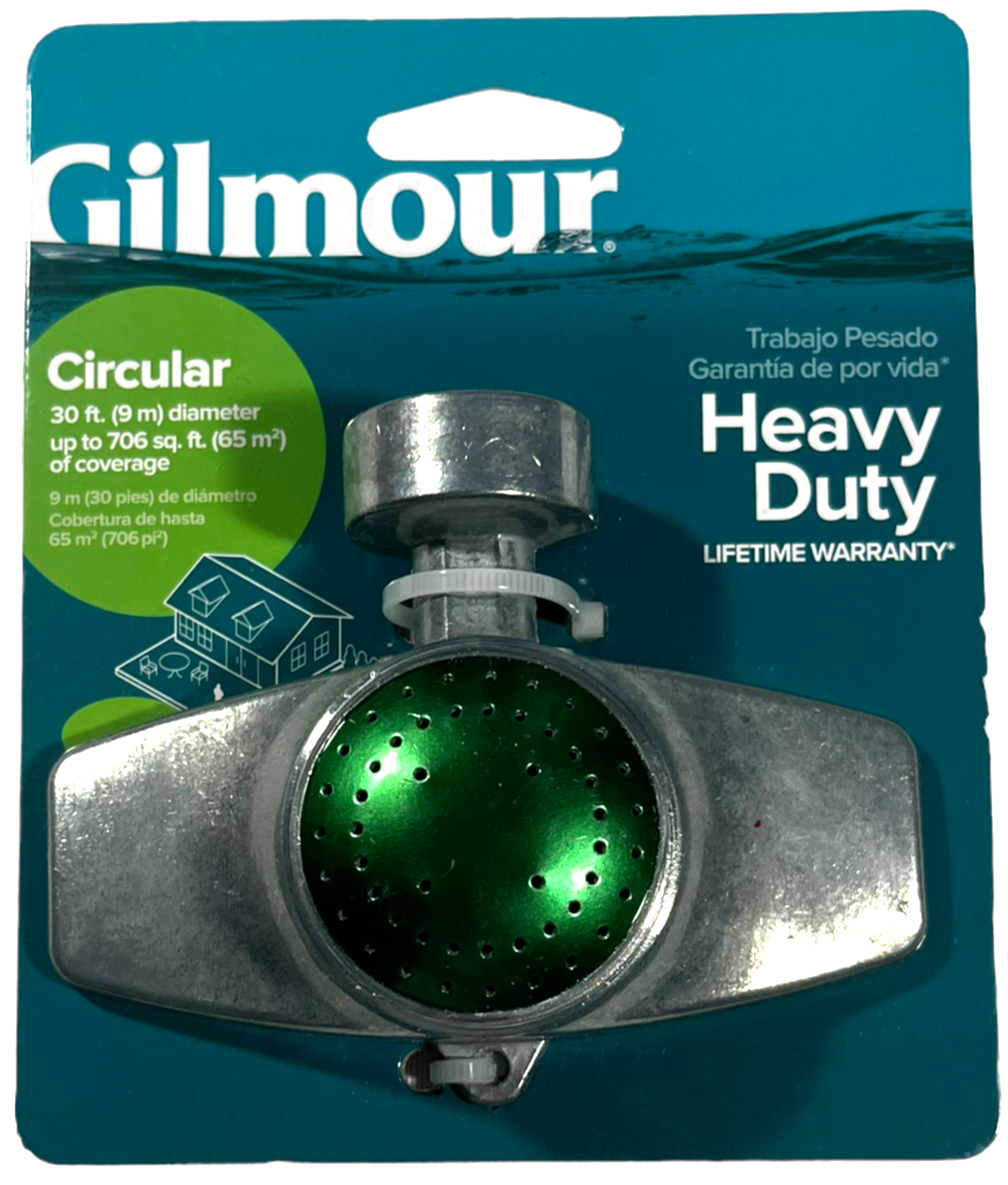 Gilmour Circular Circle Pattern Spot Sprinkler - 30' Diameter