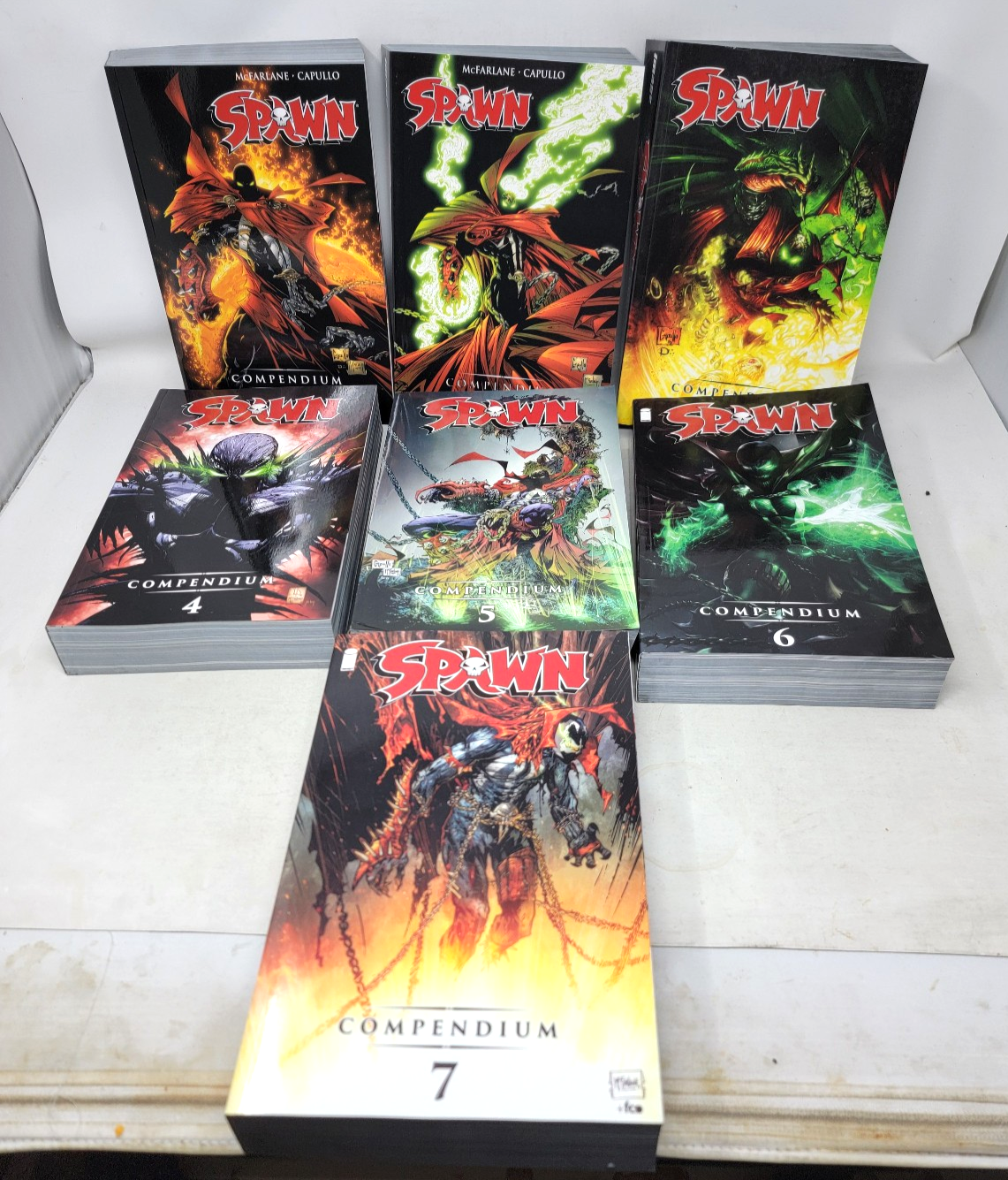 アメコミ スポーン Spawn Compendium 1-2-3 SPAWN COMPENDIUM SET VOL 1 2 3 4 5 6 7 Image Deluxe TPB