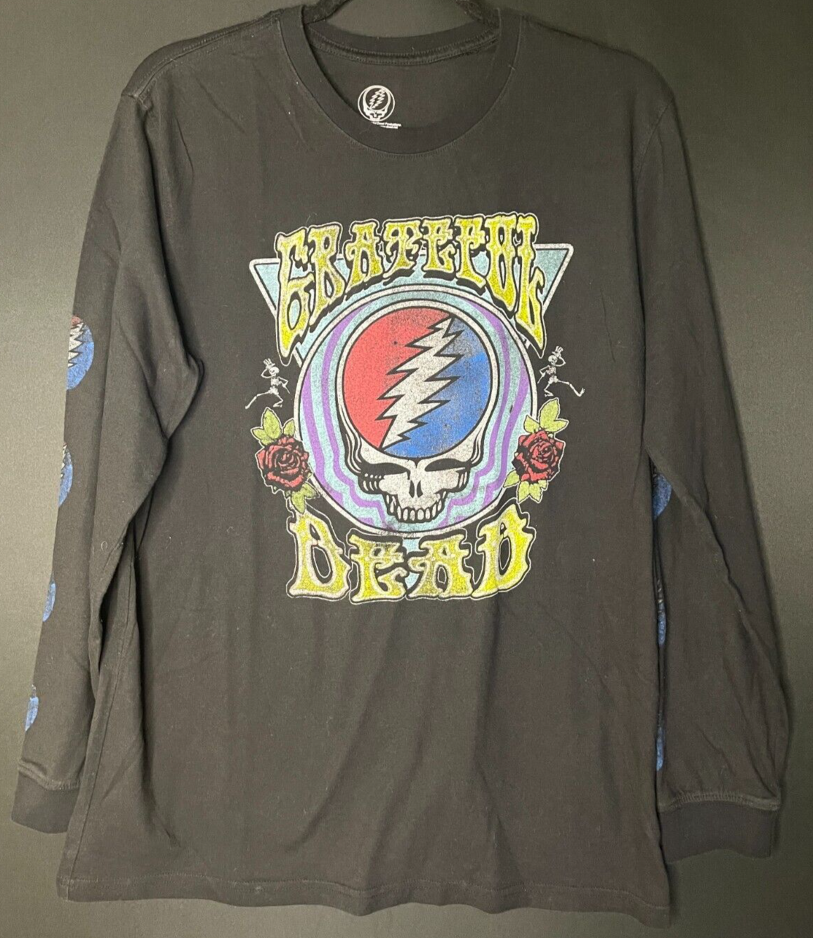 Grateful Dead Tシャツ Lサイズ ブラック ロックtシャツ バンドtシャツ パンク グレイトフルデッド The