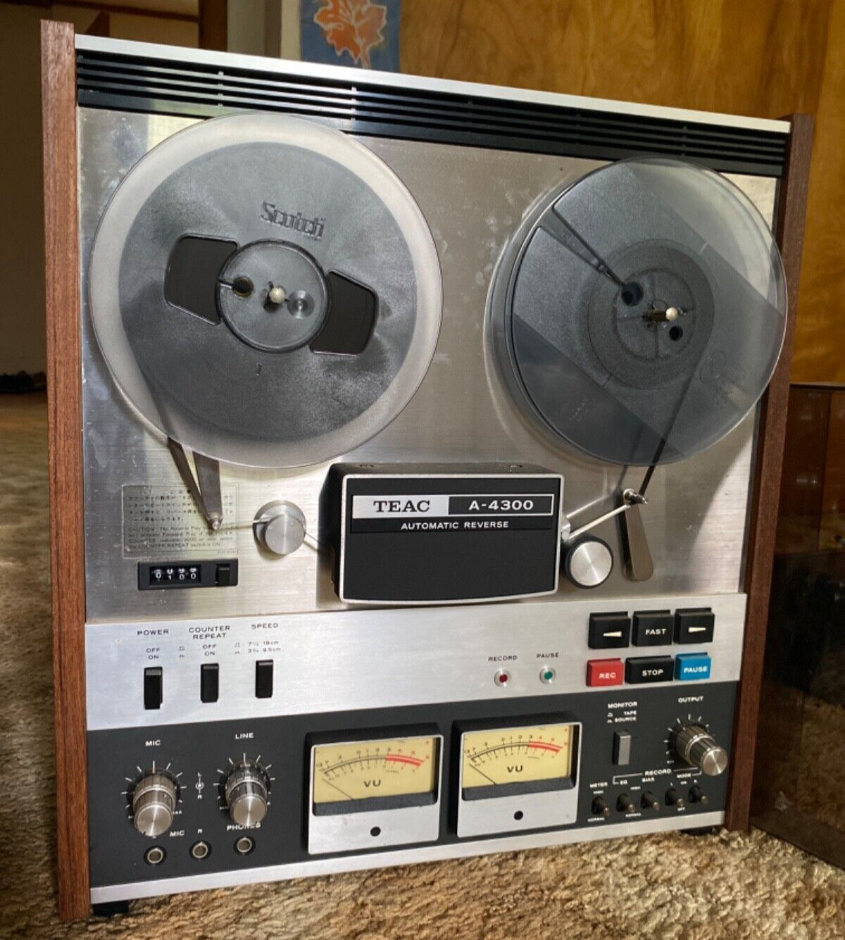 TEAC ティアック A-4300 オープンリールデッキ 50Hz オーディオ機器