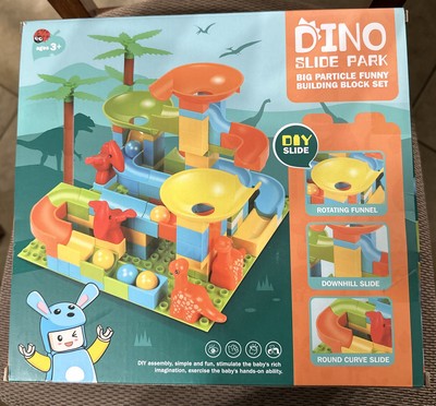 DINO Slide Park Building Block Set