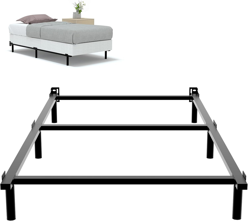 10 Inch Queen Bed Frame No Box Spring Needed, Metal Platform Bed Frame Queen Siz