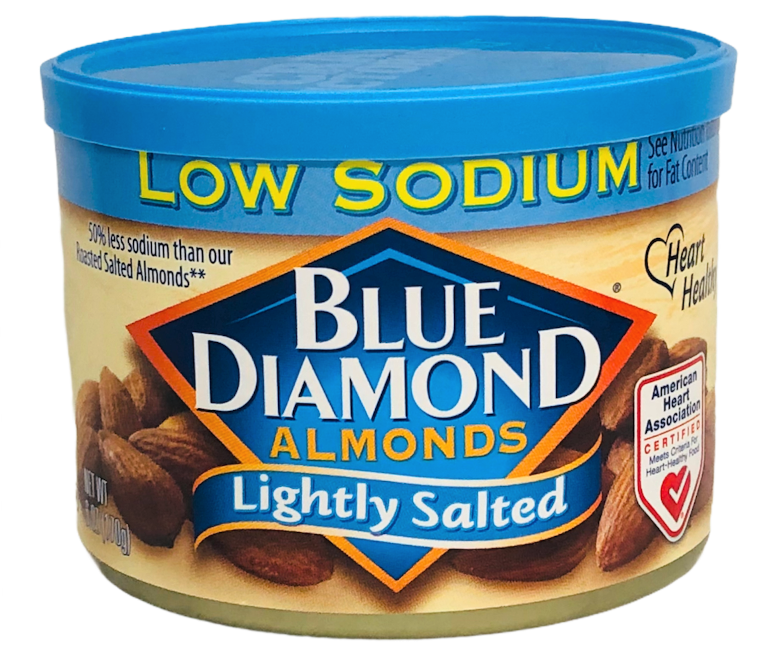 Blue Diamond Lightly Salted Low Sodium Almonds 6 oz 