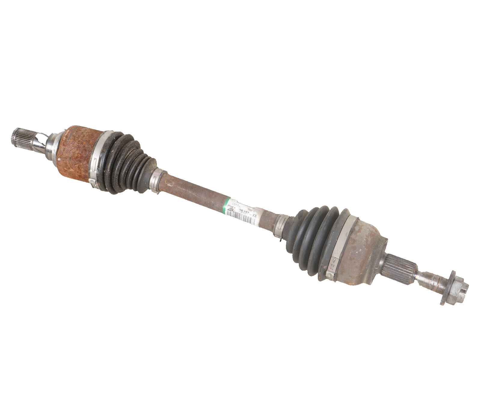 16 17 18 FORD FOCUS FRONT AXLE SHAFT LEFT DRIVER SIDE CV61-3B437