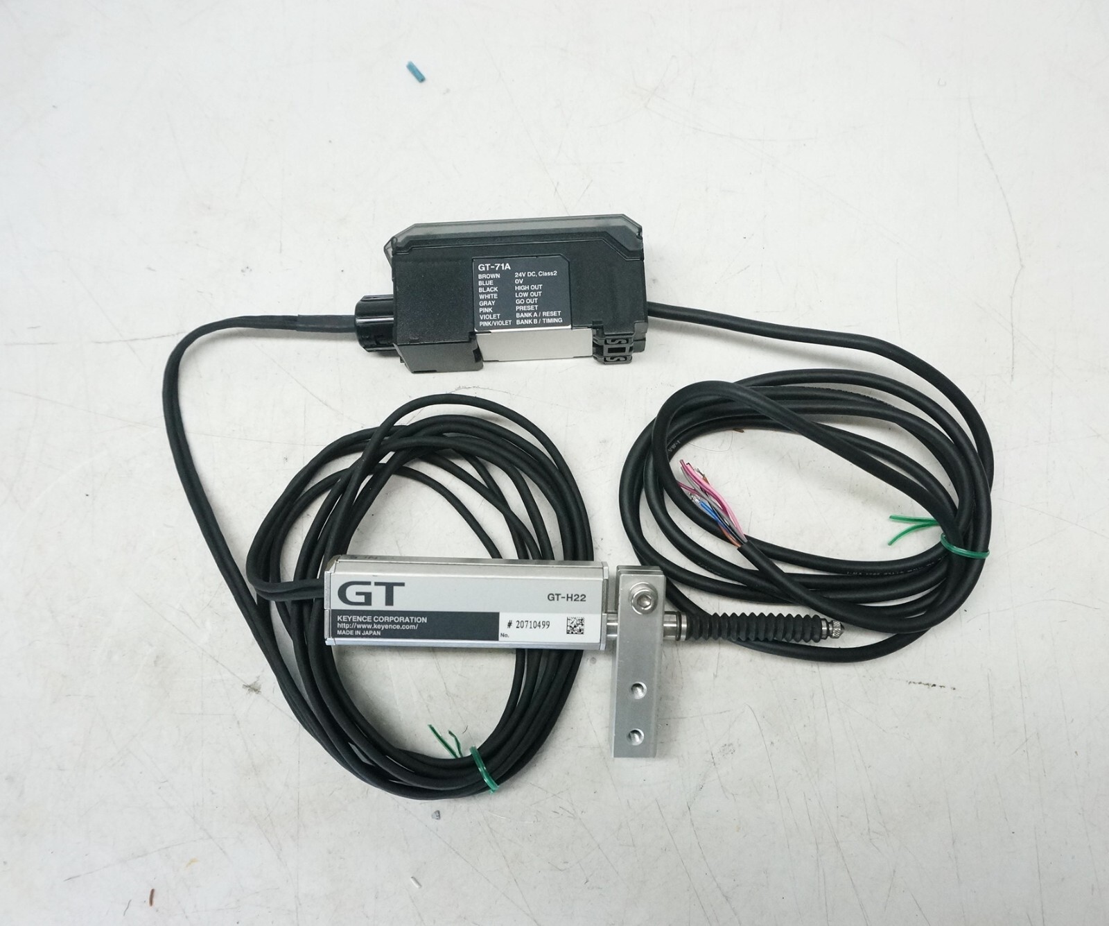 キーエンス　gt-71a Keyence GT-71A, GT-H22, Contact Amplifier and Sensor | eBay
