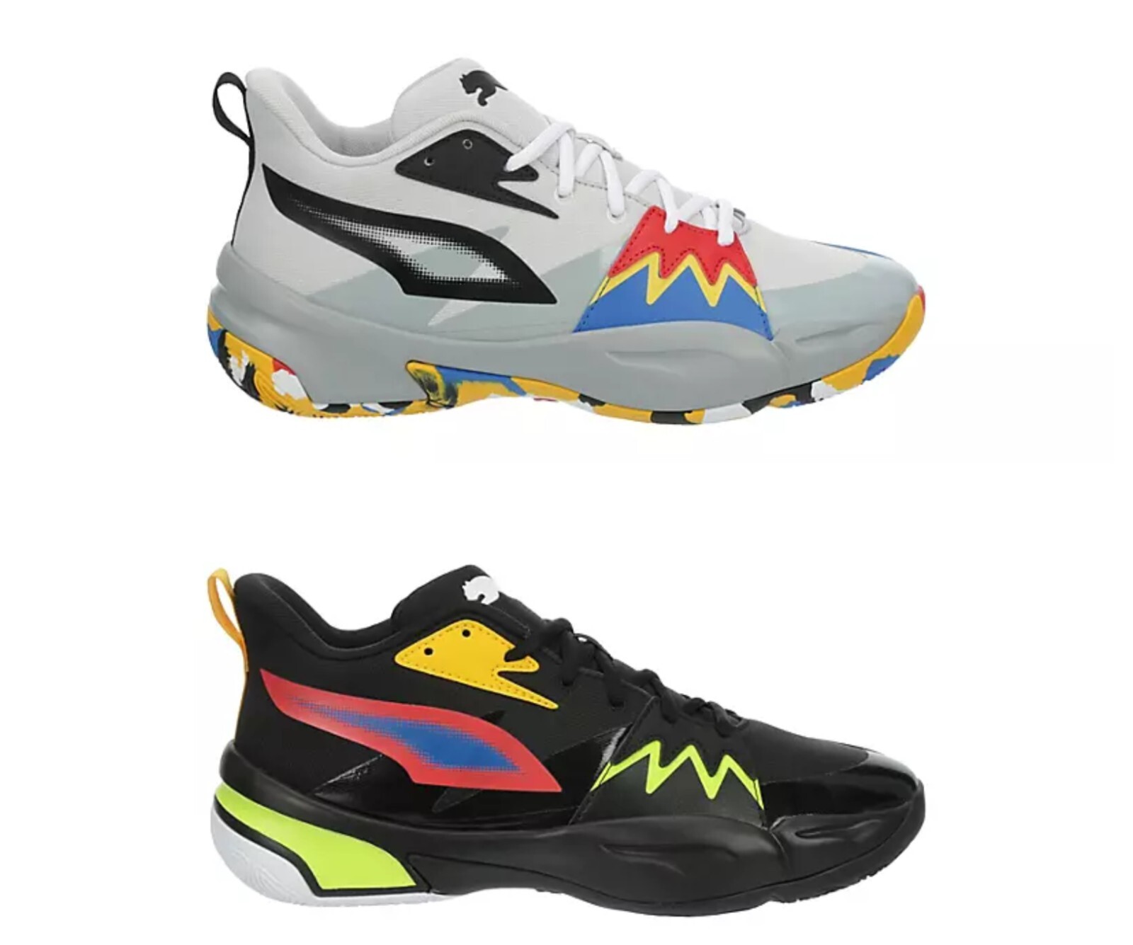PUMA Genetics バスケットボールシューズ 7.5 UK PUMA MENS GENETICS BASKETBALL LOW TOP TRAINING RUNNING SHOE