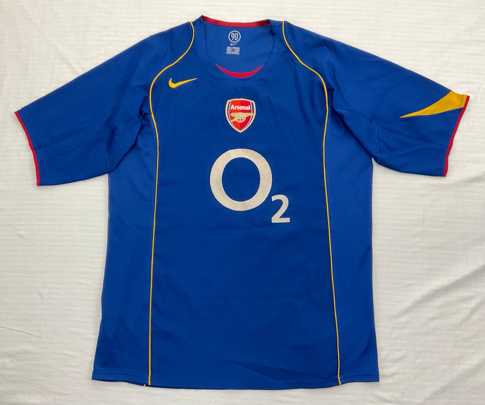 Nike ARSENAL 2004 2005 VINTAGE Football Away Shirt Soccer