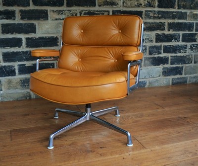 Lounge Tilt End Cap Brushed Eames Herman Miller Time Life Chair Large Size
