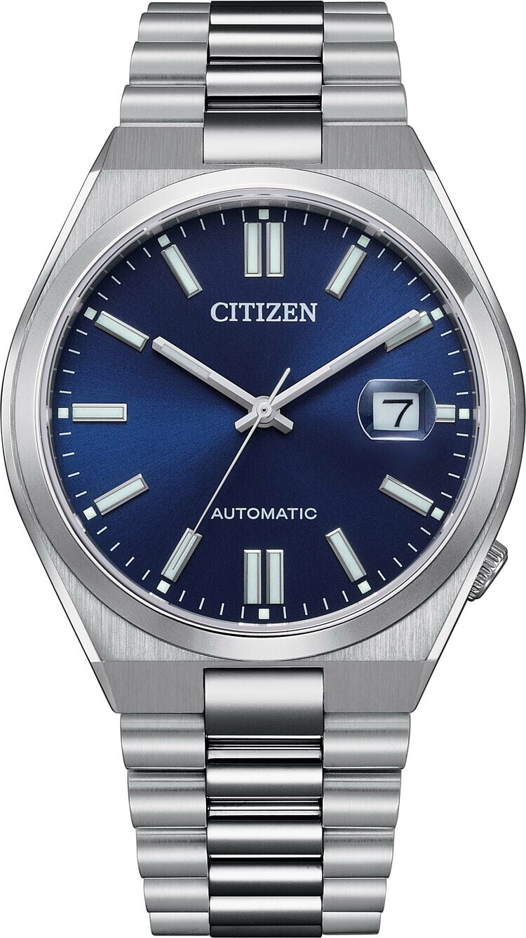 Pre-owned Citizen Automatic Stainless Steel Men's Watch Nj0150-81l