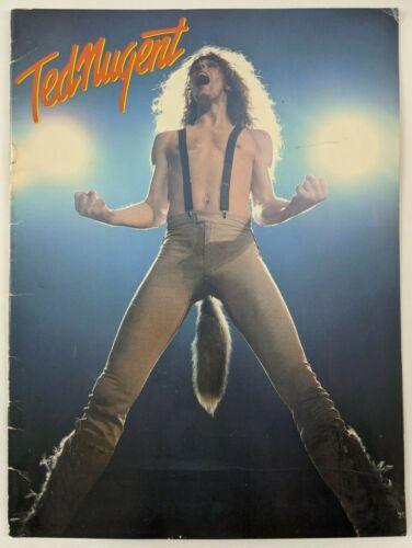 Ted Nugent TNT Tour Book Concert 1979 Photo Souvenir Poster Vintage Program