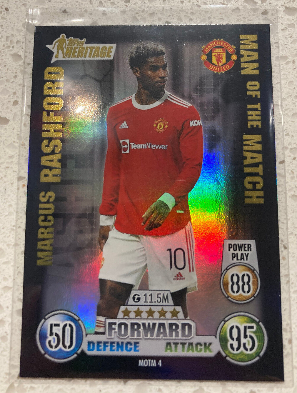 う」　RASHFORD M 2022-23 TOPPS JAPAN UEFA MOJO [ MARCUS RASHFORD ] MANCHESTER