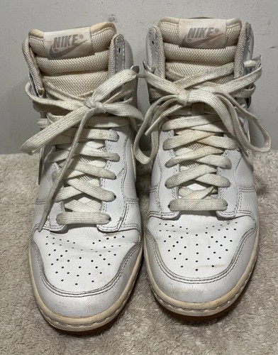 Nike Dunk Sky Hi Wedge Sneakers White 644877-103 Women's