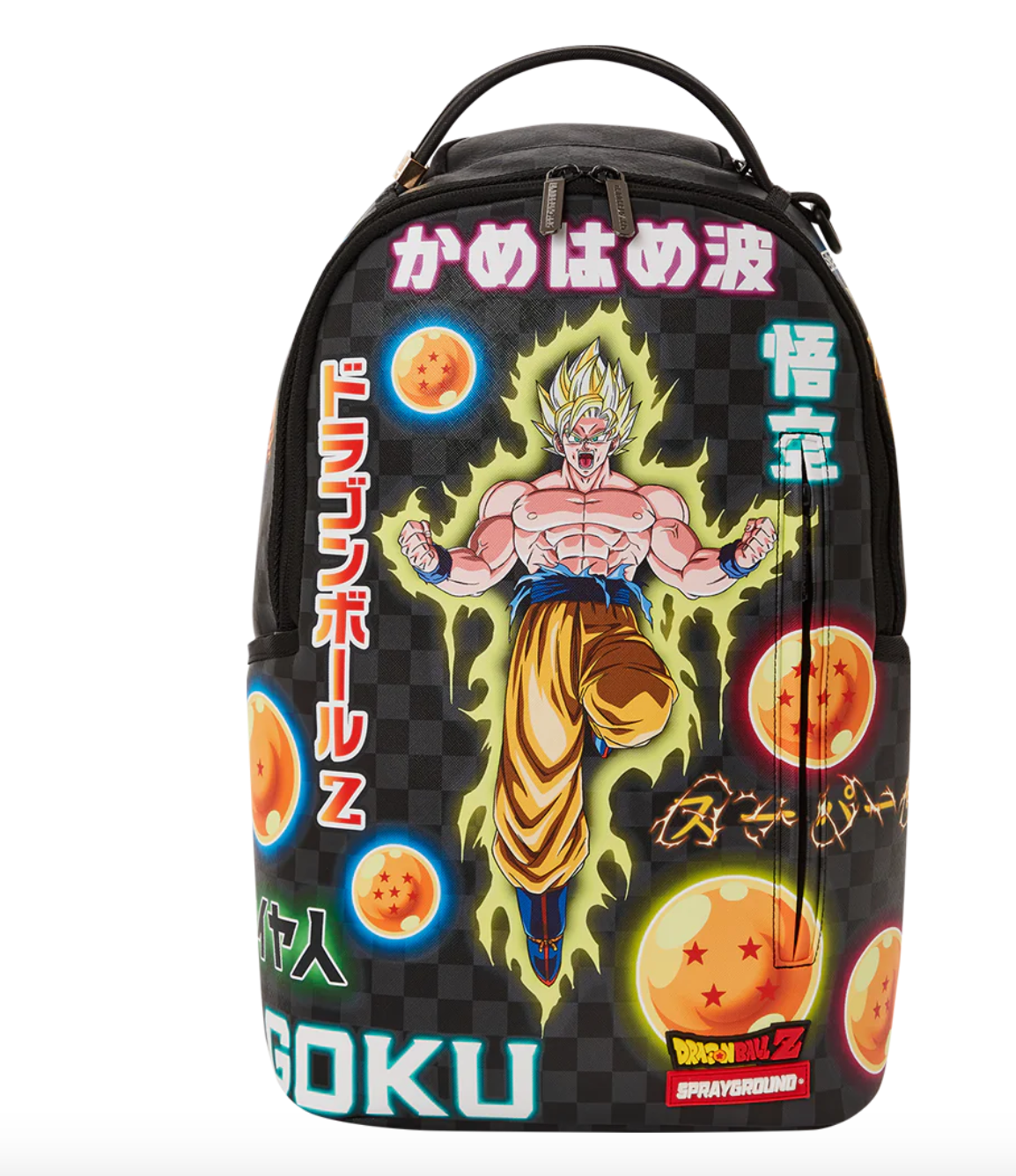 SPRAYGROUND x DRAGON BALL Z NEON TRIP GOKU BACKPACK (DLXV)- LIMITED EDITION