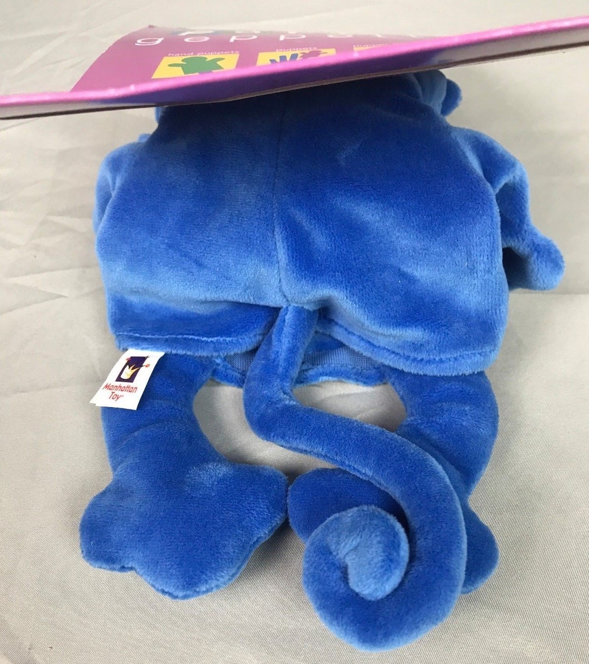 Manhattan Toy Pappa Geppetto Blue Monkey Hand Puppet stuffed animal plush Target