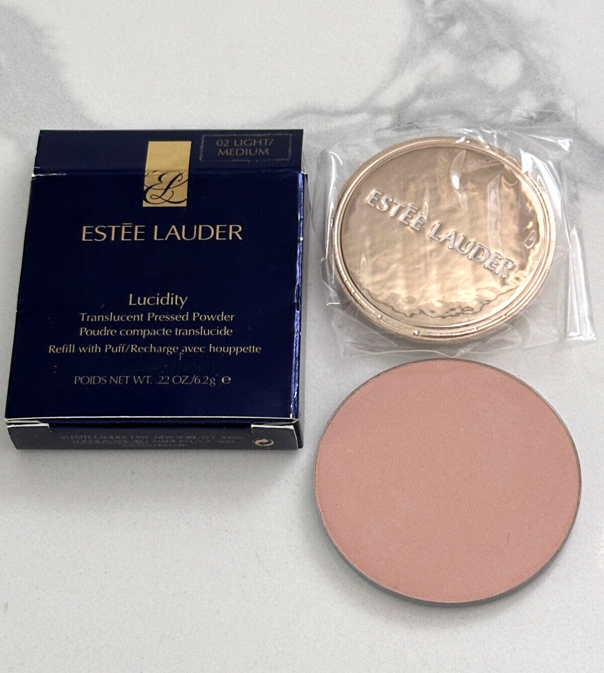 Estee Laudeer Lucidity Translucent Pressed Powder Refill 02
