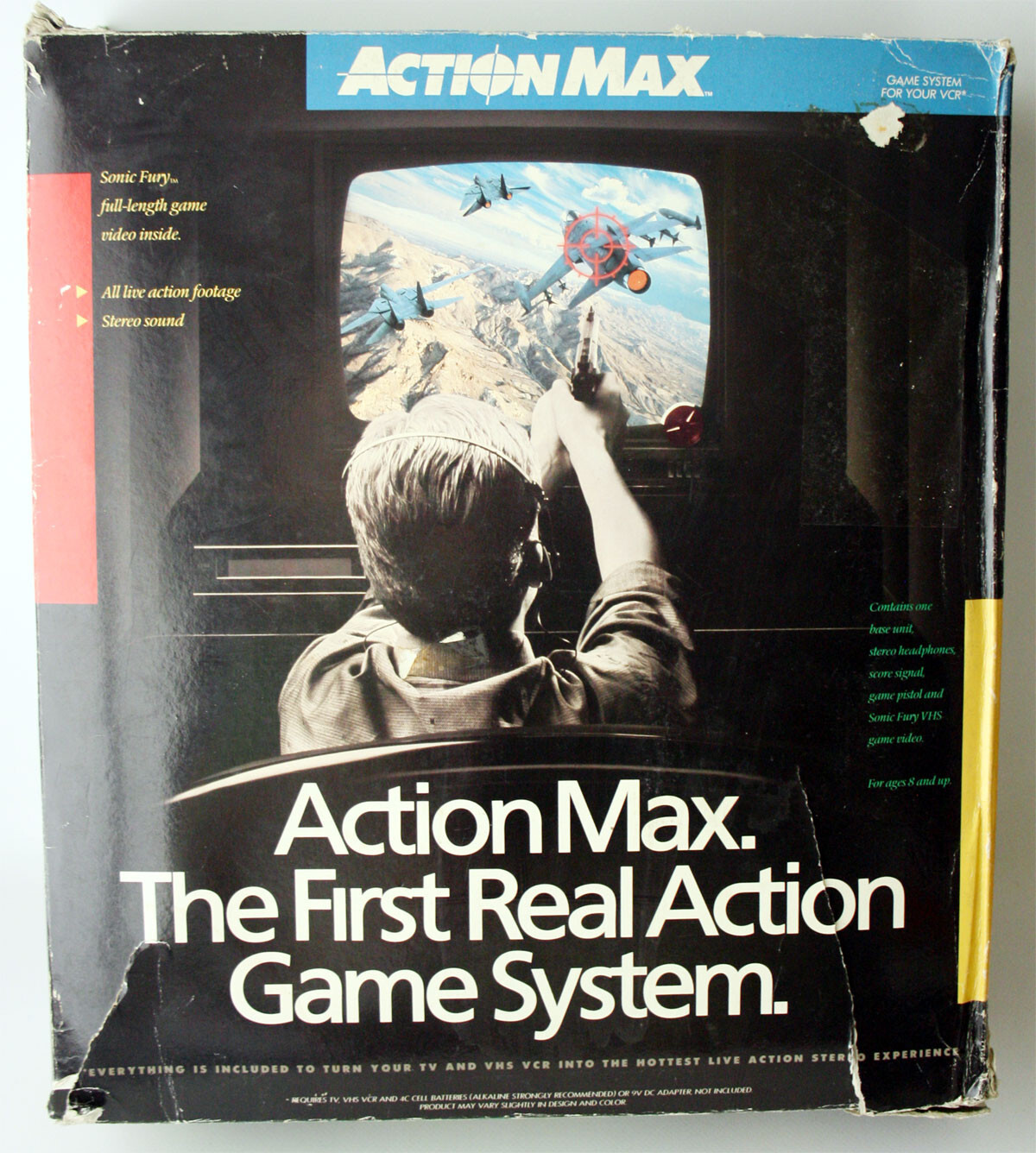 VINTAGE 1987 ACTION MAX REAL ACTION TV GAME SYSTEM CONSOLE +