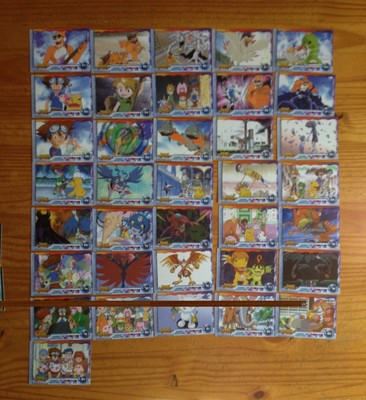 Digimon Trading Cards Series 1 and 2 lot Puzzle Japanese