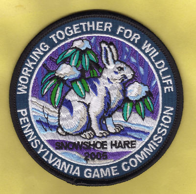 Pa Pennsylvania Fish Game Commission 2003 WTFW Eastern Cottontail Rabbit Patch