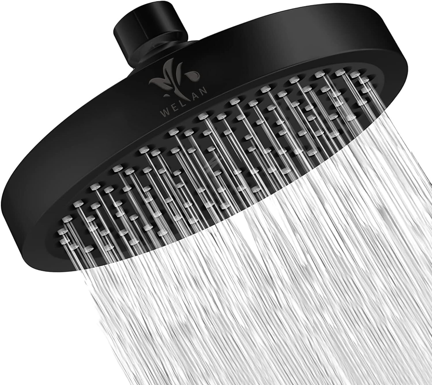 High Pressure Waterfall Bathroom Showerhead Adjustable Angles