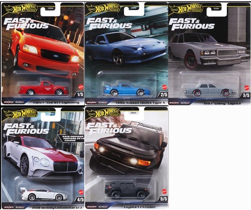 Hot Wheels ファスト・アンド・フューリアス 5台セット Amazon.com: Hot Wheels Fast and Furious 5 Pack Vehicles