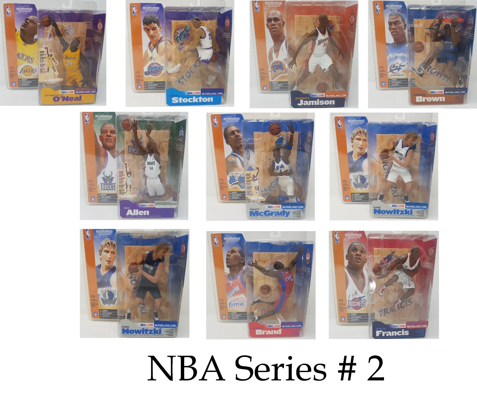 NBA マクファーレン Legendsシリーズ 2 9体セット コンプリート