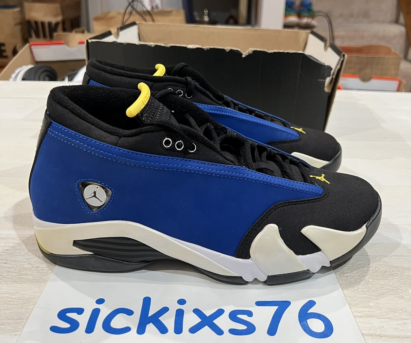 スニーカー NIKE JORDAN 14 RETRO LOE(TD) Nike Air Jordan 14 Retro “Black Toe”が国内11月2日に復刻発売