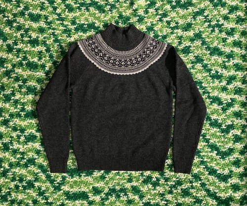 JW ANDERSON 売れ筋商品|||J.W.アンダーソン ニット&セーター アウター レディース Turtlenecks Black Two-tone knitted turtleneck sweater JW ANDERSON pour femme