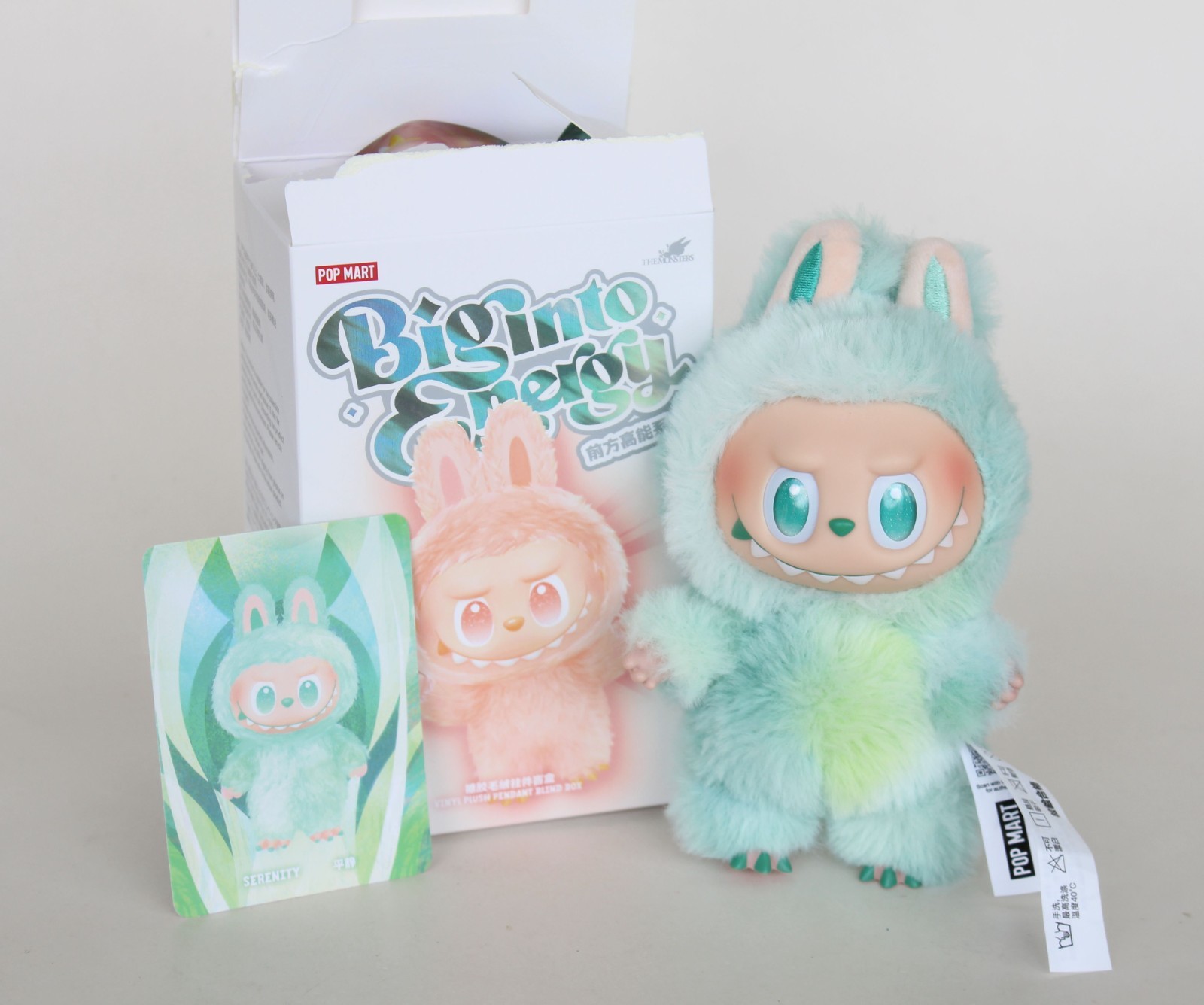 AUTHENTIC Pop Mart LABUBU V3 Big Into Energy Serenity