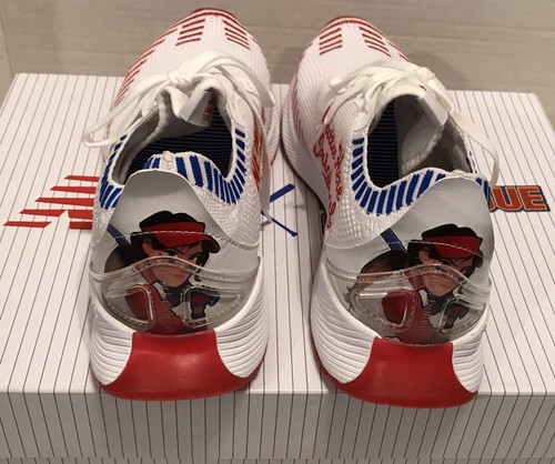Pre-owned New Balance Balance Women's X Big League Chew Fuelcell Echo Wfcecbc Running Course Sz 11 In White/red/blue