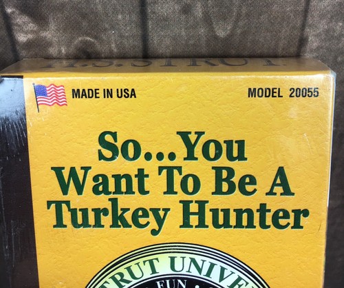 HS Strut University Turkey Hunter VHS Volume 1 Model #20055 Sportsman Training