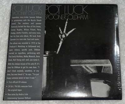 Spooner Oldham Pot Luck CD NEW 2015 Light In The Attic 1972 Funk Soul