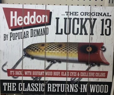 Heddon Fishing Lures Decor