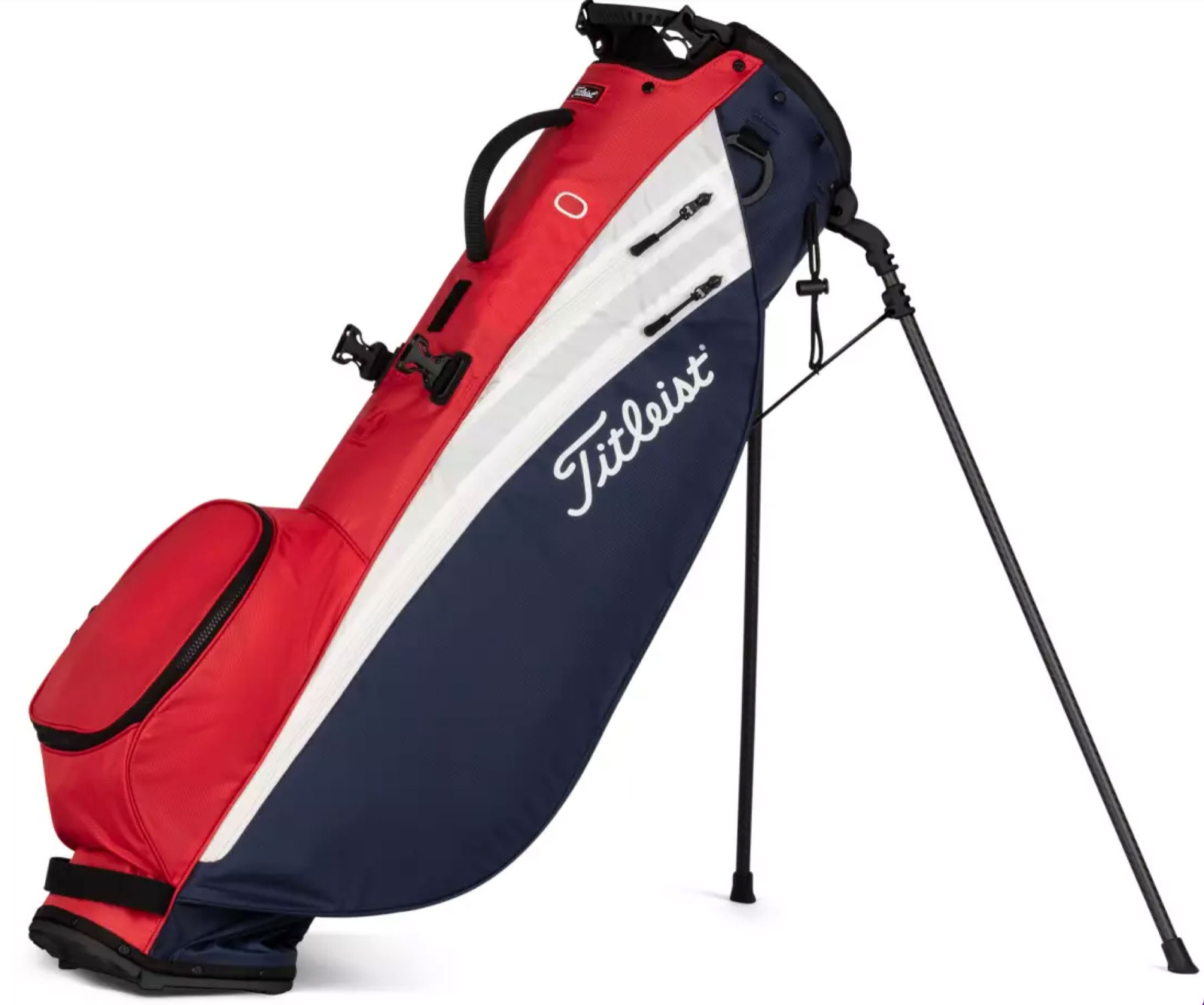 NEW Titleist Players 4 Carbon Navy/Red/White Golf Stand Bag 