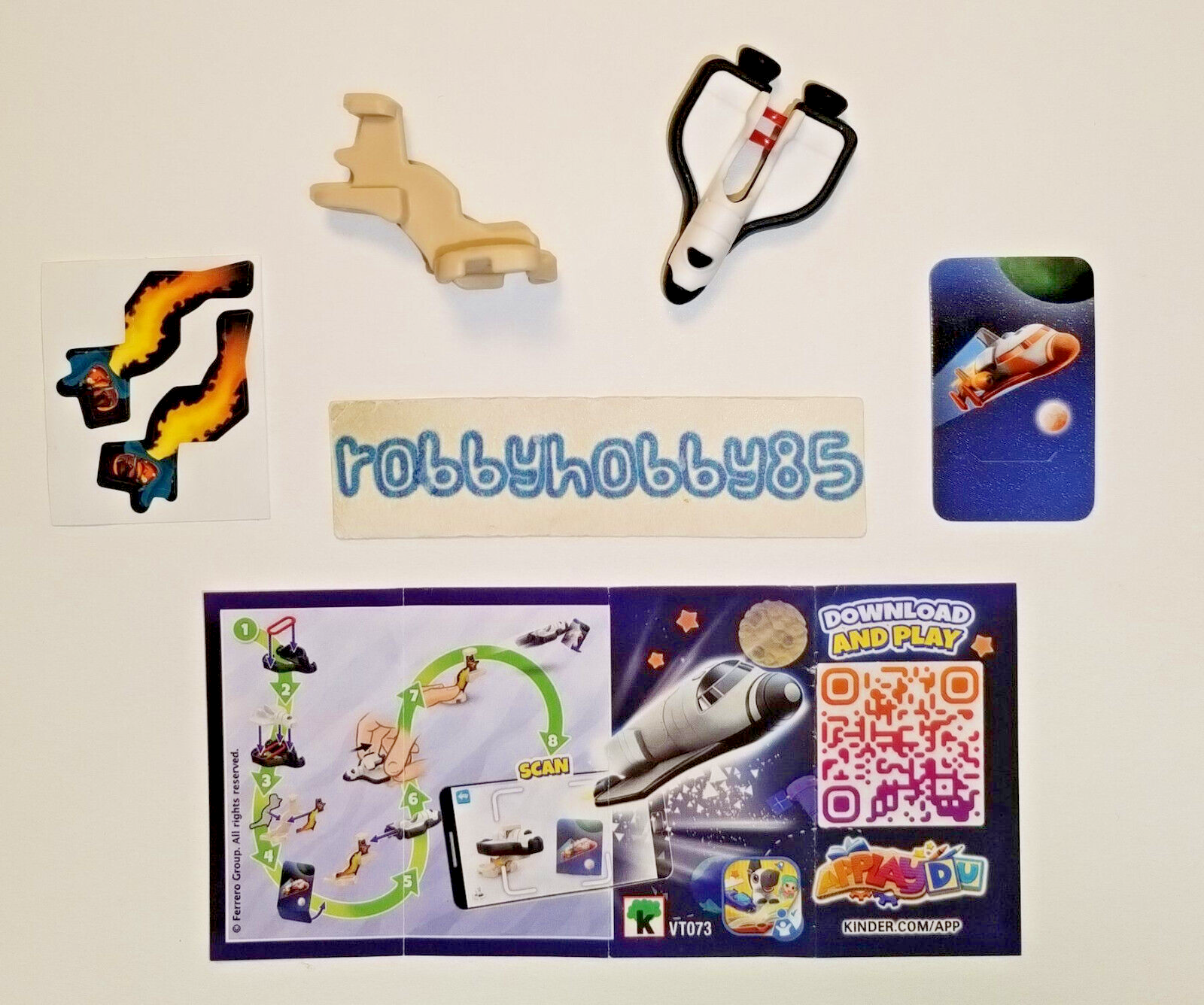 VT073 Steven + BPZ Kinder Surprise Italia Toys 2023/2024